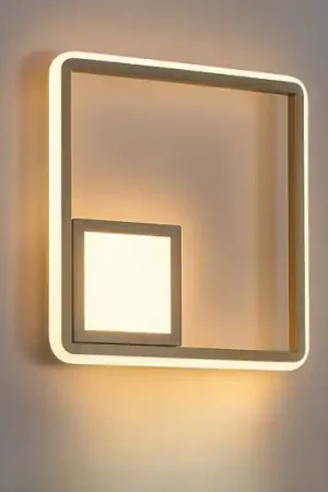 Compra Online Applique led 3000k ondaluce ap dowel oro quadrata design moderna