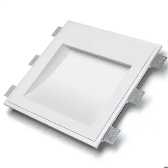 Soddisfatti O Rimborsati Applique lampada da incasso a parete di gesso led bianco cristaly 16,5w 2700k