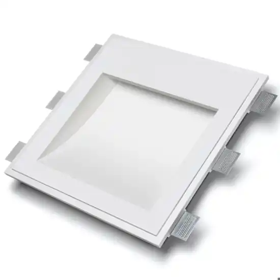 Lampada da incasso a parete 16,5w 3000k in gesso led cristaly a filo muro Miglior Prezzo
