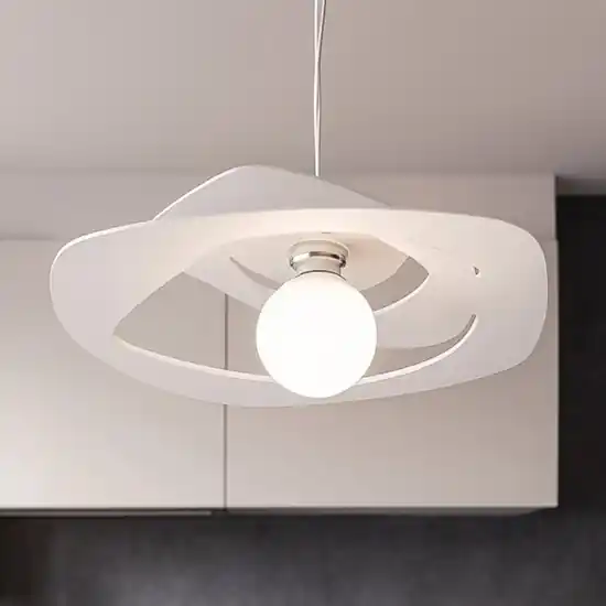 Toplight warped 65cm lampadario per cucina moderna bianco Promozione Esclusiva