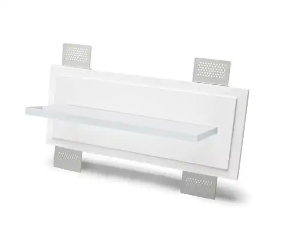 Offerta Lampo Lampada mensola in vetro da incasso 30cm 4000k in gesso led