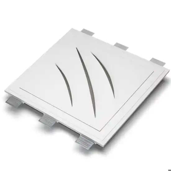 Spedito Oggi Faro da incasso graffio a soffitto gesso cristaly led 28,5w 4000k