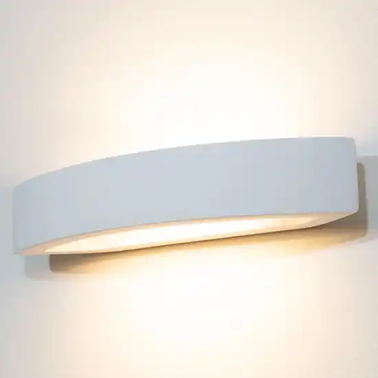 Applique bianco di gesso ceramica moderna verniciabile Offerta