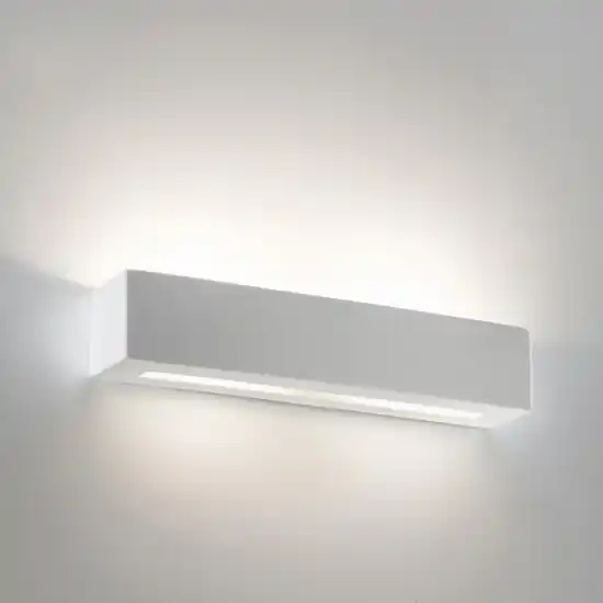 Applique in gesso ceramico bianco moderna rettangolare Nuovo Arrivo