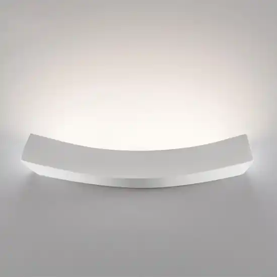 Applique di gesso design moderna curva bianca Miglior Prezzo