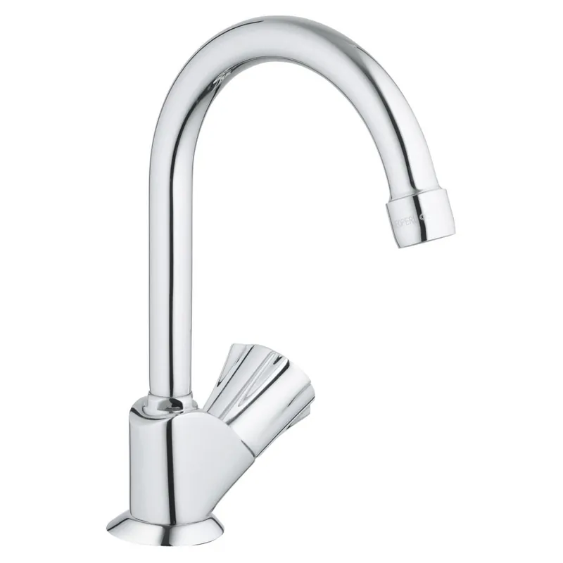 GROHE Adria rubinetto a colonna con bocca a C per lavabo Offerta Del Giorno
