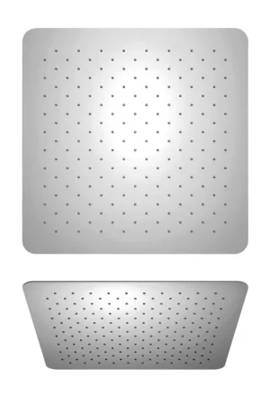 Ultimissimo Modello PAINI Soffione quadrato ultrapiatto in acciaio
