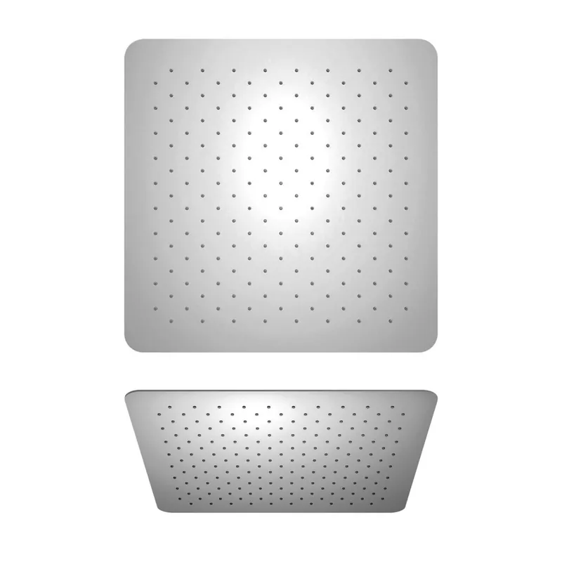 Ultimissimo Modello PAINI Soffione quadrato ultrapiatto in acciaio