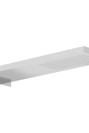 Promozione Esclusiva NOBILI Soffione a parete Inox con getto pioggia