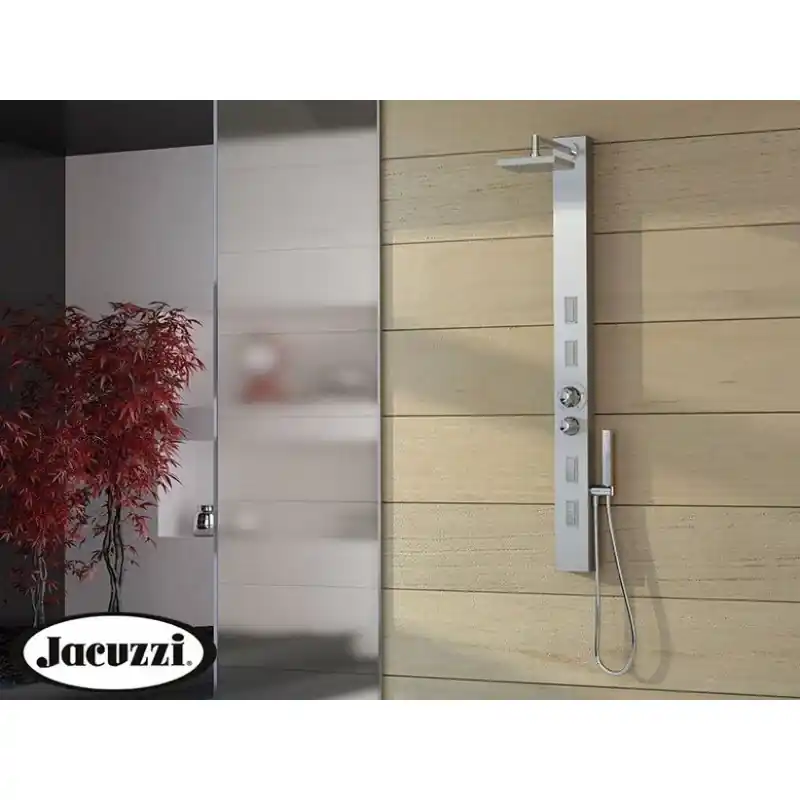 Novità JACUZZI® Skin parete doccia completa di accessori