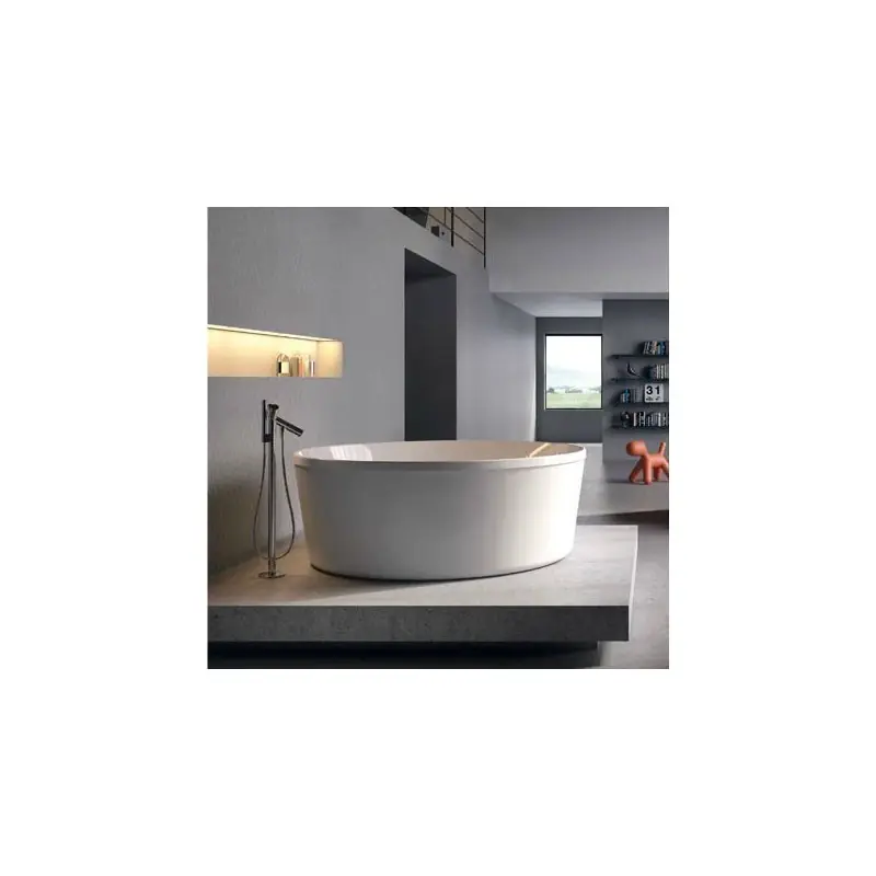 Più Venduto GLASS Pearl 175 vasca da incasso con sistema Airpool