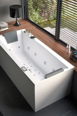 GLASS Eden vasca da incasso senza idromassaggio Offerta Limitata
