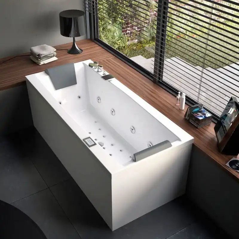 Prezzo Basso GLASS Eden vasca da incasso con idromassaggio whirlpool