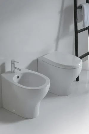 GALASSIA Eden Wc a terra + Bidet + Copriwater Promo Stagionale