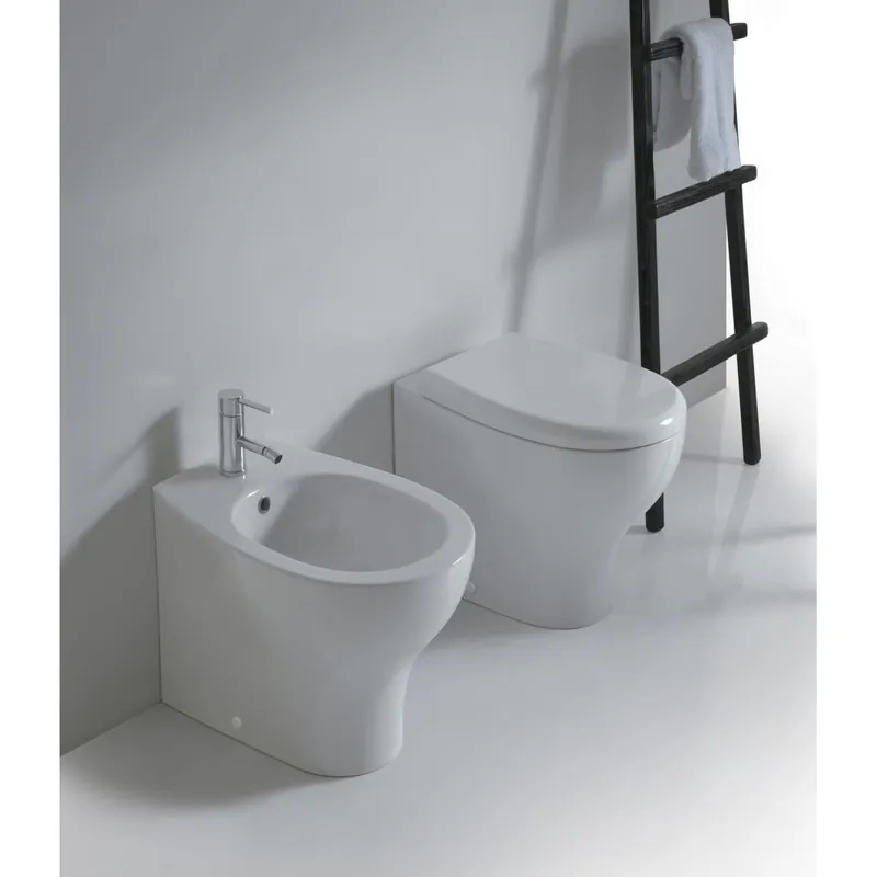 GALASSIA Eden Wc a terra + Bidet + Copriwater Promo Stagionale