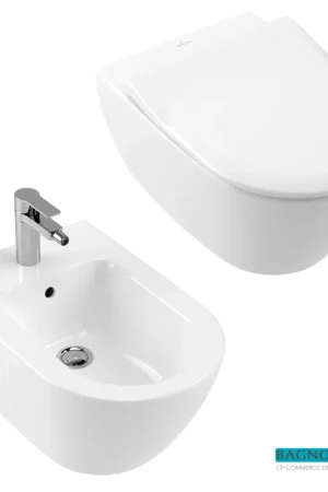 Offerta Lampo VILLEROY & BOCH Subway 2.0 set con Wc sospeso + Bidet + Copriwater