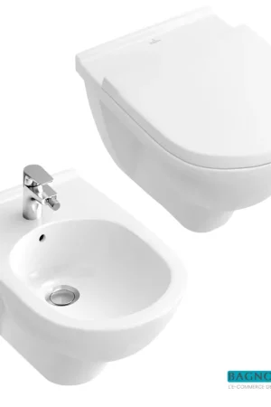 VILLEROY & BOCH O.Novo pacchetto Wc sospeso + Bidet + Copriwater Ordina Subito
