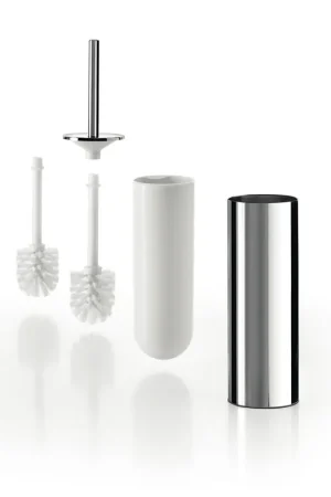 Ordina Subito INDA My Love portascopino bagno con scovolo bianco