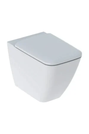 GEBERIT Icon Square wc a terra Rimfree con copriwater Occasione Imperdibile