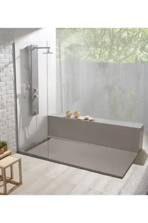 ACQUABELLA Duo Slate piatto doccia in akron lato 70 cm Prezzo Basso