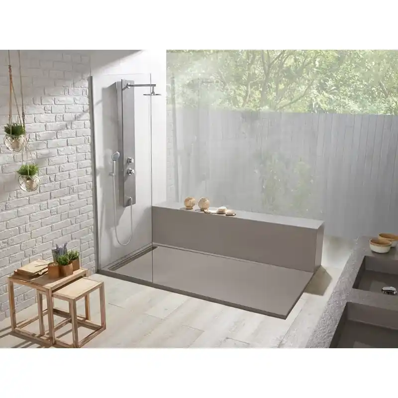ACQUABELLA Duo Slate piatto doccia in akron lato 70 cm Prezzo Basso