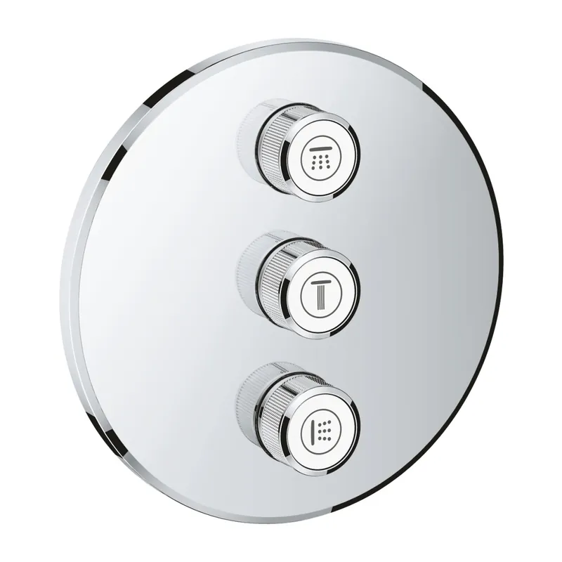 Spedito Oggi GROHE Grohtherm SmartControl rubinetto incasso tondo triplo