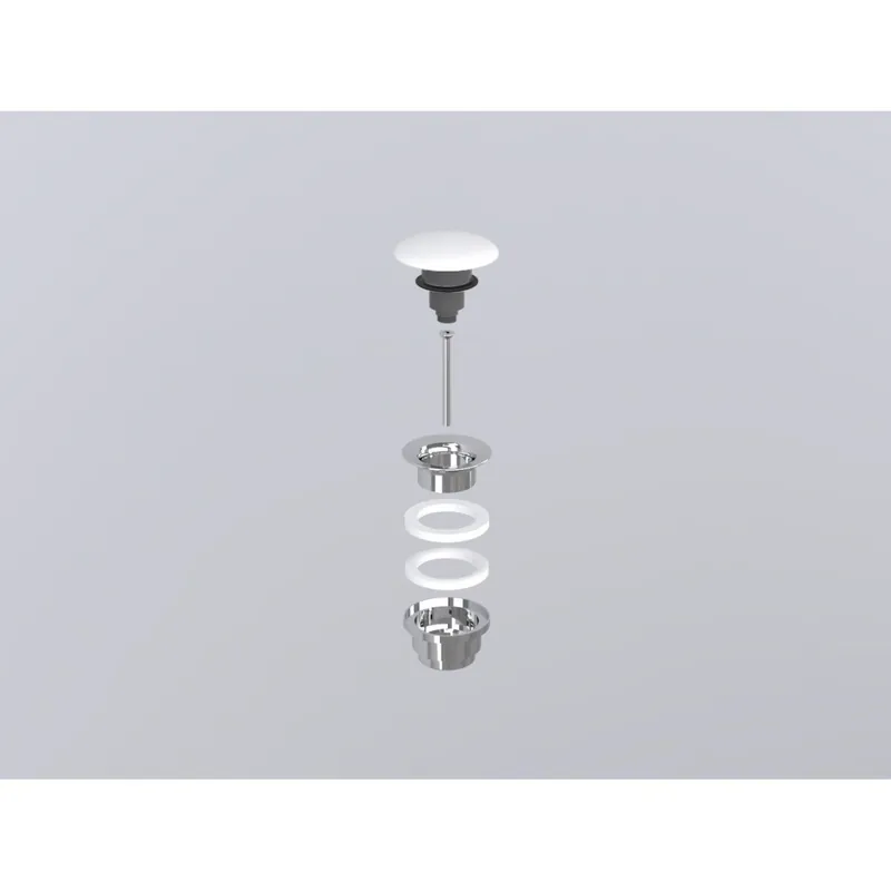 CERAMICA CIELO Piletta click clack CROMO e coperchio in ceramica Compra Oggi Stesso