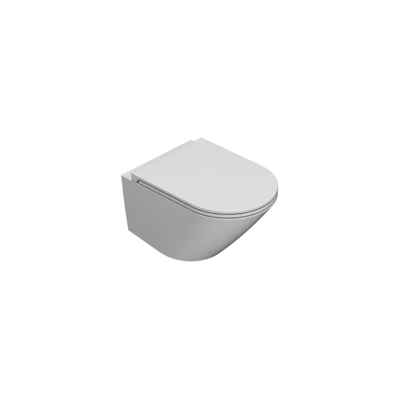 Ultimissimo Modello CERAMICA GLOBO Forty3 vaso sospeso da 52 e 57 cm Rimless