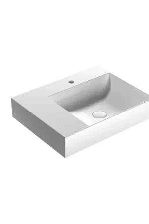 Solo Oggi CERAMICA GLOBO T-Edge lavabo con piano laterale