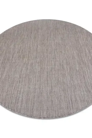 Acquista Ora Tappeto IN CORDA SISAL SION cerchio A5165A Melange tessitura piatta beige