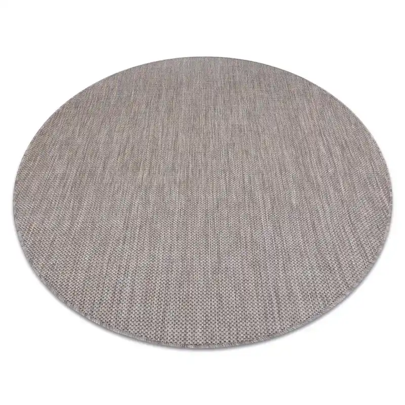 Acquista Ora Tappeto IN CORDA SISAL SION cerchio A5165A Melange tessitura piatta beige