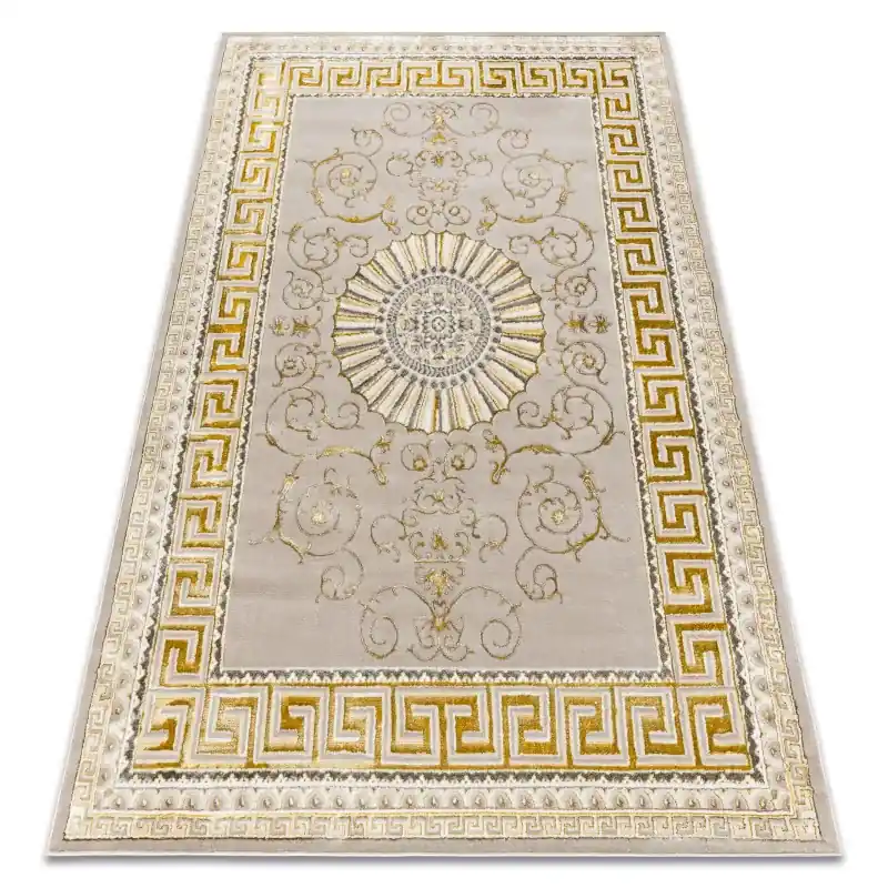 Acquista Ora Tappeto BLISS Z160AZ147 beige scuro / oro - Bordo, greco esclusivo, strutturato - CLASSE 2