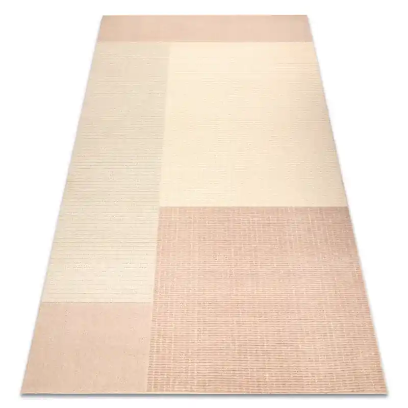 Offerta Tappeto FLUX 461.9.AE200 lana OSTA - Geometrico, strutturale, loft beige / rosa