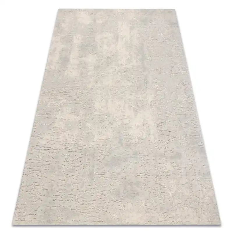 Offerta Speciale Tappeto FLUX 461.2.AE120 Misto Lana OSTA - Astrazione, strutturale, stile loft Crema / Grigio