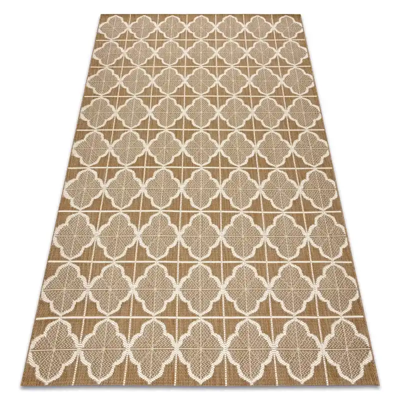 Tappeto in sisal FLAT 48900001 Traliccio marocchino beige naturale corda Promozione Esclusiva
