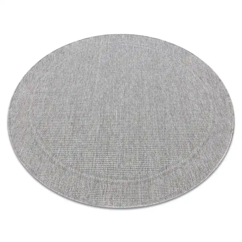Prezzo Conveniente Tappeto TIMO 5979 cerchio SISAL all‘aperto telaio grigio chiaro - PRODOTTO DI SECONDO GRADO