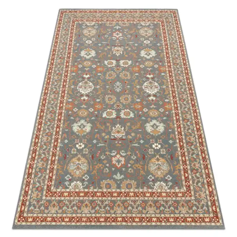 Miglior Prezzo Tappeto SOHO 477.26.LA500 lana OSTA - Ornamento, cornice naturale blu / terracotta