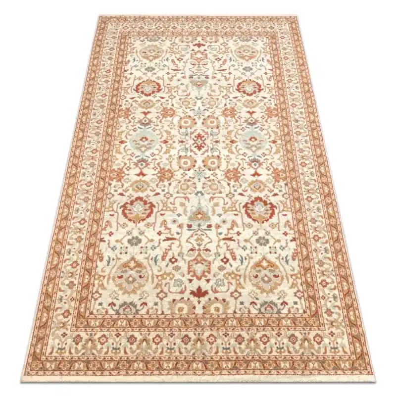 Promo Stagionale Tappeto SOHO 477.26.LA100 Lana OSTA - Ornamento, cornice Beige naturale / Terracotta