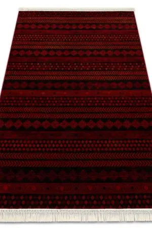 A Buon Prezzo Tappeto ORIENT bordeaux / nero Orientale, con frange