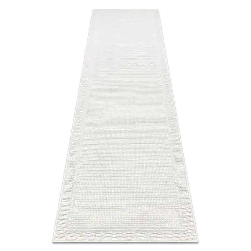 Offerta Speciale Tappeto, passatoia TIMO 5979 SISAL all‘aperto telaio bianco - PRODOTTO DI SECONDO GRADO