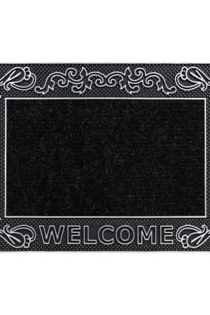 Zerbino BH 219W Welcome, antiscivolo, esterno, interno, su gomma - argento Esclusivo
