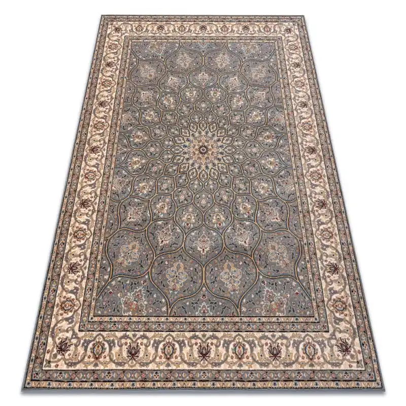 Vendita Finale Tappeto NAIN Rosetta, telaio, blu / beige