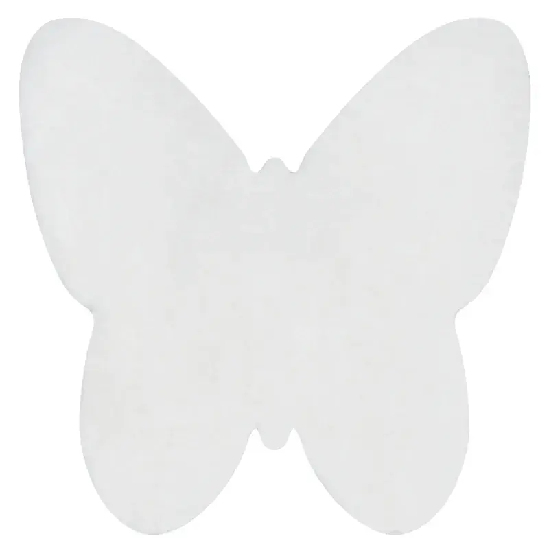 Acquista Ora Tappeto SHAPE Shaggy Farfalla - avorio peluche, antiscivolo, lavabile