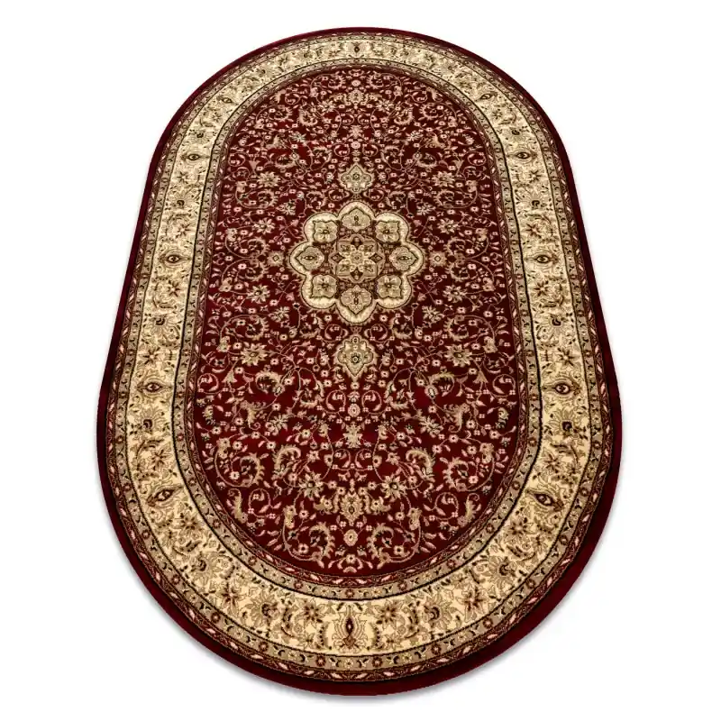 Pagamento Sicuro Tappeto ROYAL ADR ovale motivo 521 bordeaux