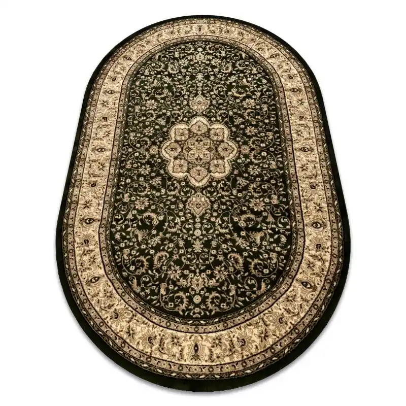 Tappeto ROYAL ADR ovale motivo 521 verde Compra Adesso