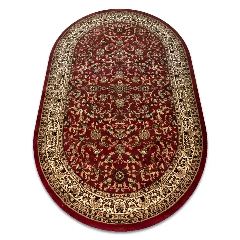 Nuova Collezione Tappeto ROYAL ADR ovale motivo bordeaux