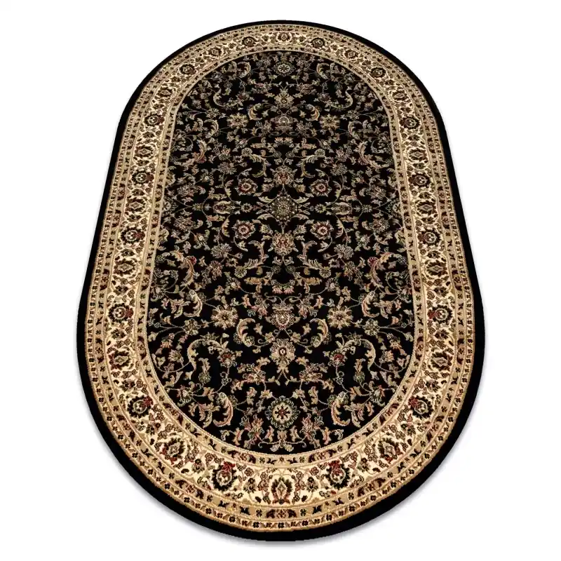 Occasione Tappeto ROYAL ADR ovale motivo nero