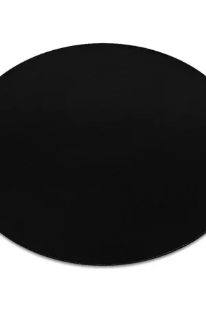 Acquista Ora Tappeto da lavaggio moderno LINDO cerchio nero, antiscivolo, a pelo lungo