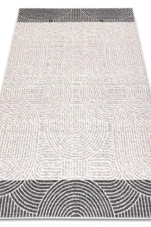 A Buon Prezzo Tappeto Lana ANGEL / Geometrico beige / grigio