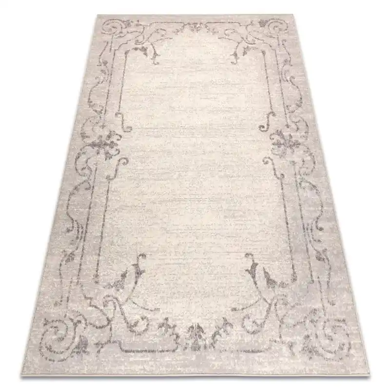 Tappeto Lana ANGEL / Ornamento, cornice beige Promo Stagionale